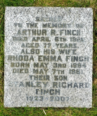 Harberton Finch grave